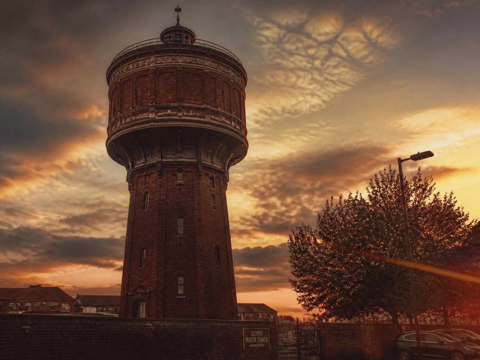 Jumbo Water Tower — Victorian brick colossus of Balkerne Hill